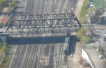 UP Express under the Bathurst Street Bridge